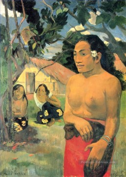Où vas tu Paul Gauguin Peinture à l'huile